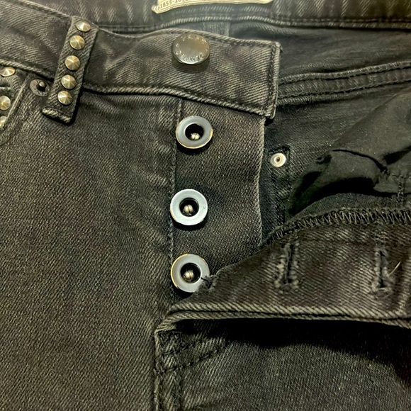 Free People Black Distressed Skinny Jeans 👖 - Picture 5 of 5